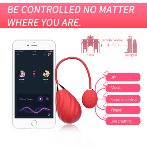 Jajko wibrujące, Magic Motion Sundae App Controlled Love Egg, sterowane smartfonem Jajko wibrujące, Magic Motion Sundae App Controlled Love Egg, sterowane smartfonem