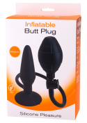 Pompowany korek analny na przyssawce, rozmiar L, silikon, Inflatable Butt Plug Pompowany korek analny na przyssawce, rozmiar L, silikon, Inflatable Butt Plug