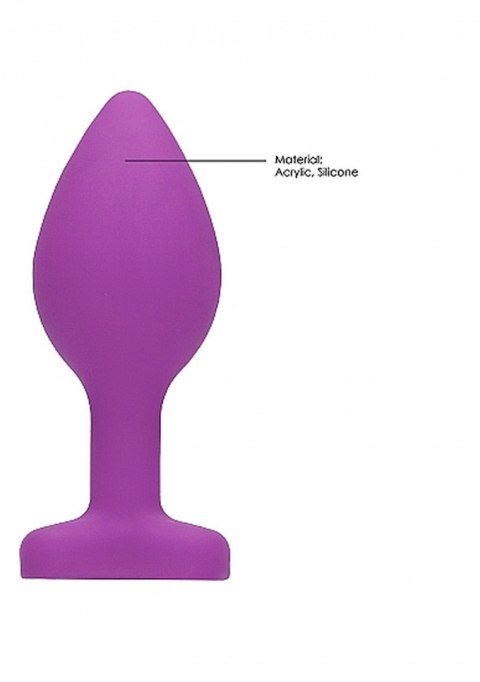 Silikonowy korek analny (zatyczka analna, plug) serce, rozmiar S, Ouch! Silikonowy korek analny (zatyczka analna, plug) serce, rozmiar S, Ouch!
