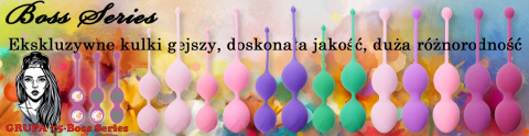 Kulki gejszy (trening mięśni Kegla), z mimośrodem, 3,2 cm/125 g, silikon, Boss of Toys Kulki gejszy (trening mięśni Kegla), z mimośrodem, 3,2 cm/125 g, silikon, Boss of Toys
