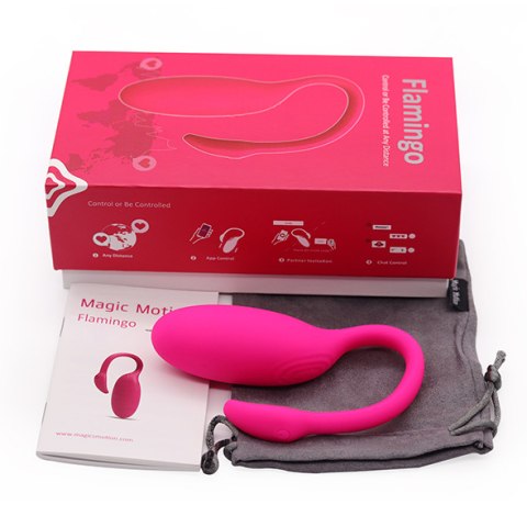 Masażer lub stymulator dla kobiet, Flamingo Magic Motion, obsługiwany zdalnie smartfonem Masażer lub stymulator dla kobiet, Flamingo Magic Motion, obsługiwany zdalnie smartfonem