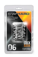Nakładka na penisa Stay Hard 06, stymulująca kobietę, TPR Nakładka na penisa Stay Hard 06, stymulująca kobietę, TPR