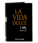 Perfumy damskie z feromonami, La Vida Dulce, 1 ml (PRÓBKA) Perfumy damskie z feromonami, La Vida Dulce, 1 ml (PRÓBKA)