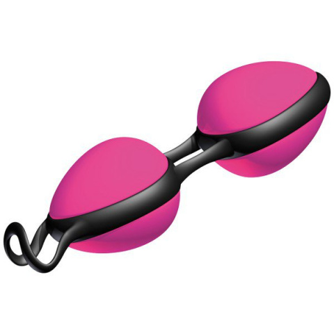 Podwójne kulki gejszy Joyballs, z krótkim zaczepem do usuwania, silikon medyczny, 85 g Podwójne kulki gejszy Joyballs, z krótkim zaczepem do usuwania, silikon medyczny, 85 g