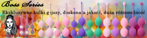 Kulki gejszy (trening mięśni Kegla), z mimośrodem, podwójne, silikon, Boss of Toys, 3,2 cm/165 g Kulki gejszy (trening mięśni Kegla), z mimośrodem, podwójne, silikon, Boss of Toys, 3,2 cm/165 g