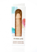 Wibrator/ Wibrujące dildo Hurricane, cyberskóra, baterie Wibrator/ Wibrujące dildo Hurricane, cyberskóra, baterie