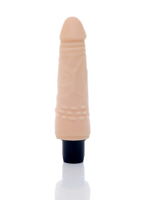 Wibrator/ Wibrujące dildo Hurricane, cyberskóra, baterie Wibrator/ Wibrujące dildo Hurricane, cyberskóra, baterie