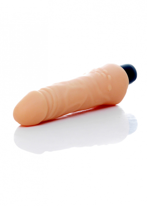 Wibrator/ Wibrujące dildo Hurricane, cyberskóra, baterie Wibrator/ Wibrujące dildo Hurricane, cyberskóra, baterie