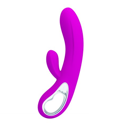 Wibrator ze stymulacją łechtaczki, Elmer Pretty Love, USB, Silikon Wibrator ze stymulacją łechtaczki, Elmer Pretty Love, USB, Silikon