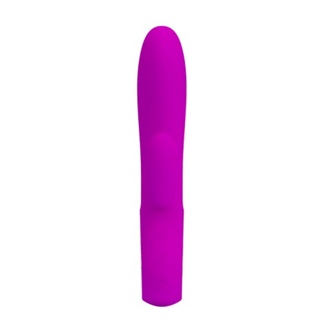 Wibrator ze stymulacją łechtaczki, Elmer Pretty Love, USB, Silikon Wibrator ze stymulacją łechtaczki, Elmer Pretty Love, USB, Silikon