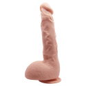 Dildo na przyssawce, z jądrami, bez wibracji, cyberskóra, Beautiful Jason 9'8, Baile