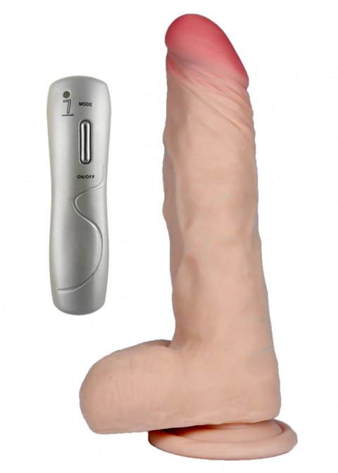 Dildo na przyssawce (wibrator realistyczny Achilles), cyberskóra, pilot na kablu, zasilanie bateryjne, Boss of Toys Dildo na przyssawce (wibrator realistyczny Achilles), cyberskóra, pilot na kablu, zasilanie bateryjne, Boss of Toys