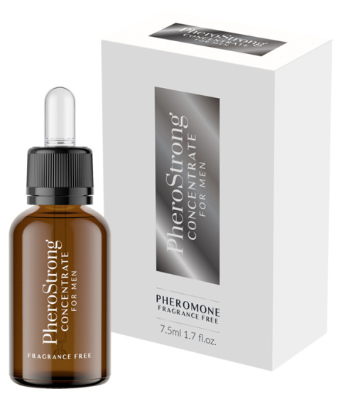 Feromony bezzapachowe PheroStrong Concentrate for Men, koncentrat dla mężczyzn, 7,5 ml. Feromony bezzapachowe PheroStrong Concentrate for Men, koncentrat dla mężczyzn, 7,5 ml.
