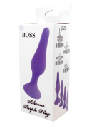 Korek analny na przyssawce (zatyczka analna z silikonu), rozmiar M, Boss of Toys Korek analny na przyssawce (zatyczka analna z silikonu), rozmiar M, Boss of Toys