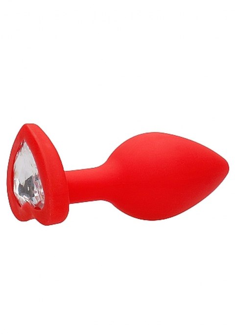 Silikonowy korek analny (zatyczka analna, plug) serce, rozmiar S, Ouch! Silikonowy korek analny (zatyczka analna, plug) serce, rozmiar S, Ouch!