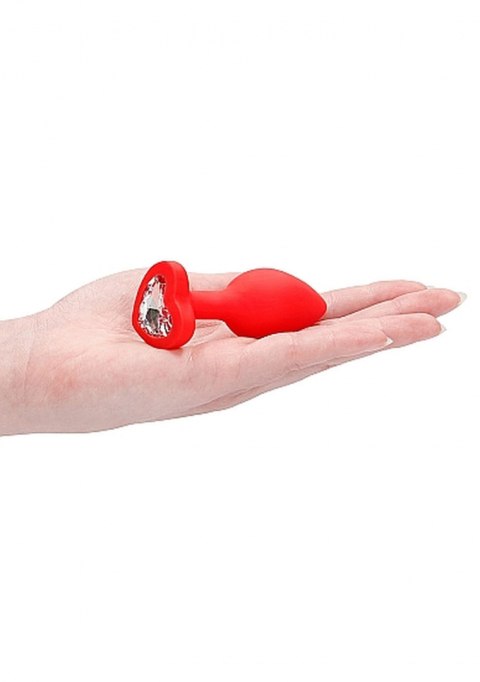 Silikonowy korek analny (zatyczka analna, plug) serce, rozmiar S, Ouch! Silikonowy korek analny (zatyczka analna, plug) serce, rozmiar S, Ouch!