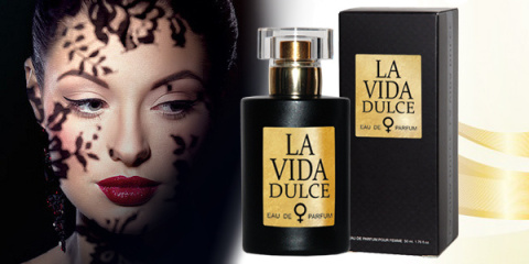 Perfumy damskie z feromonami, La Vida Dulce. Aurora, 50ml, atomiser Perfumy damskie z feromonami, La Vida Dulce. Aurora, 50ml, atomiser