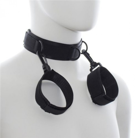 Wiązanie (obroża i kajdanki na ręce) Costrittivo Easy Cuffs Collar Arms Restraint, nylon, rzepy, Toyz4Lovers Wiązanie (obroża i kajdanki na ręce) Costrittivo Easy Cuffs Collar Arms Restraint, nylon, rzepy, Toyz4Lovers