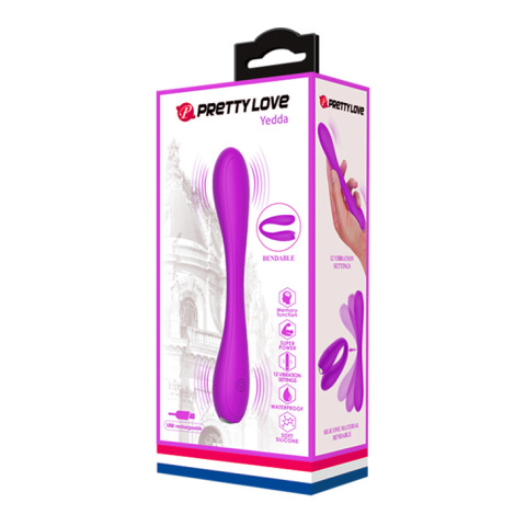 Wibrator (masażer dla par, stymulator uniwersalny) Yedda, USB, silikon Wibrator (masażer dla par, stymulator uniwersalny) Yedda, USB, silikon