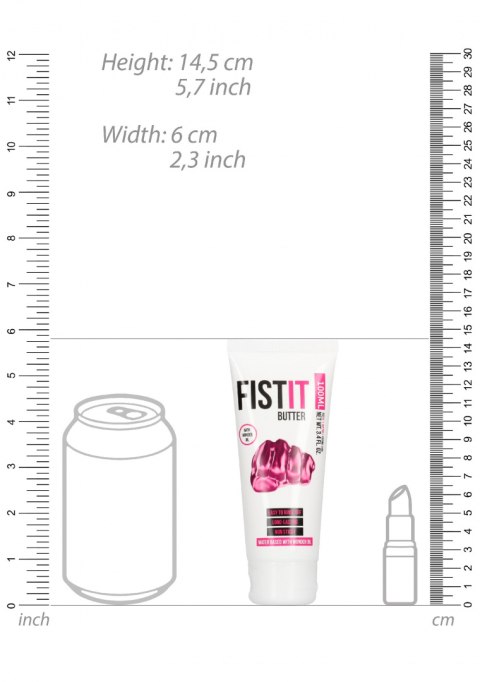 Lubrykant (żel, masło, krem) Fist It Butter, 100 ml, hybrydowy, do ekstremalnej penetracji Lubrykant (żel, masło, krem) Fist It Butter, 100 ml, hybrydowy, do ekstremalnej penetracji