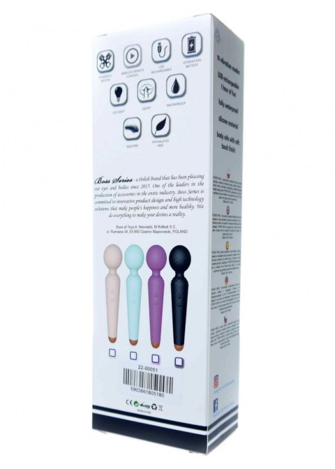 Masażer (stymulator) Wielofunkcyjny (łechtaczka, sutki), silikon, USB, Boss of Toys, różdżka Power Wand Masażer (stymulator) Wielofunkcyjny (łechtaczka, sutki), silikon, USB, Boss of Toys, różdżka Power Wand