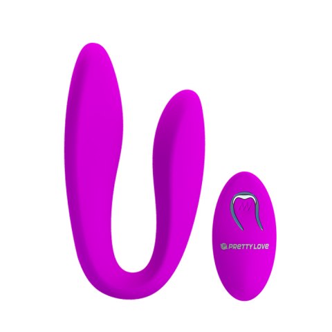 Masażer (stymulator) dla par, do użytku podczas stosunku, pilot bezprzewodowy, silikon, Letitia, Pretty Love Masażer (stymulator) dla par, do użytku podczas stosunku, pilot bezprzewodowy, silikon, Letitia, Pretty Love