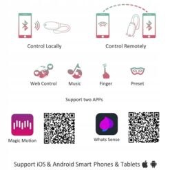 Masażer (stymulator, wibrujące jajko) sterowany smartfonem (aplikacja, bluetooth), Magic Fugu, Magic Motion Masażer (stymulator, wibrujące jajko) sterowany smartfonem (aplikacja, bluetooth), Magic Fugu, Magic Motion