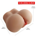 Masturbator realistyczny, pupa, wagina i anus, Makutun, 2,85 kg Masturbator realistyczny, pupa, wagina i anus, Makutun, 2,85 kg