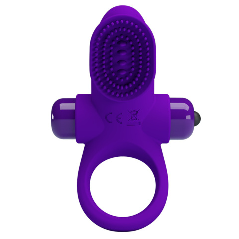 Pierścień wibrujący na penisa, ze stymulacją łechtaczki, Pretty Love,silikon, baterie, Vibrant Penis Ring II Pierścień wibrujący na penisa, ze stymulacją łechtaczki, Pretty Love,silikon, baterie, Vibrant Penis Ring II