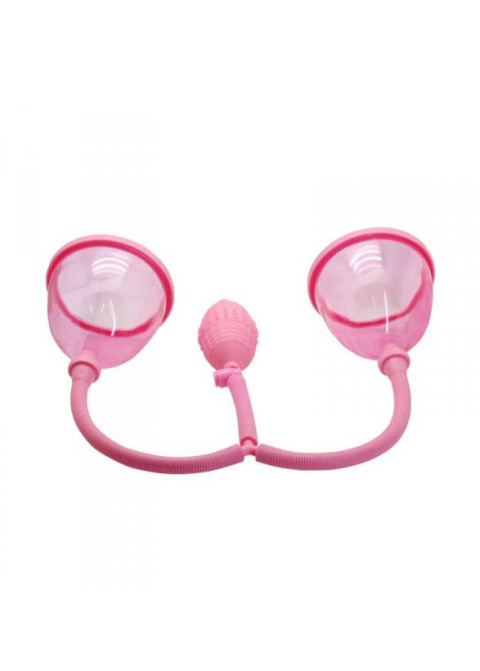 Pompka do piersi, podwójny klosz, pompowana ręcznie gruszką, Dual Breast Suction Cups, T4L Pompka do piersi, podwójny klosz, pompowana ręcznie gruszką, Dual Breast Suction Cups, T4L