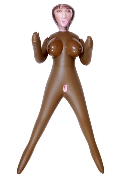 Pompowana (dmuchana) lalka Sandra, czarnoskóra, PVC, Boss of Toys Pompowana (dmuchana) lalka Sandra, czarnoskóra, PVC, Boss of Toys