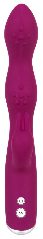Wibrator Sweet Smile A&G-Spot Rabbit Vibrator, silikon, baterie. Wibrator Sweet Smile A&G-Spot Rabbit Vibrator, silikon, baterie.