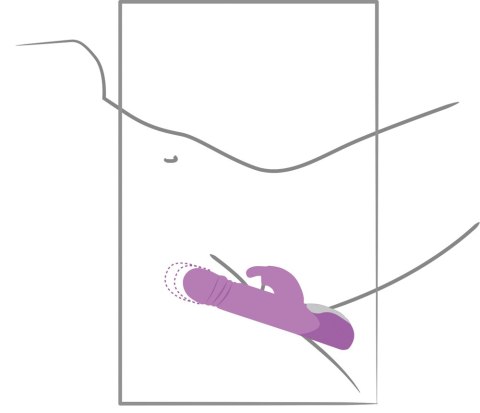 Wibrator Sweet Smile Push Vibrator, ruch posuwisty, silikon, baterie. Wibrator Sweet Smile Push Vibrator, ruch posuwisty, silikon, baterie.