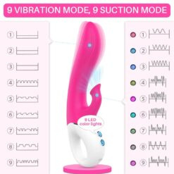 Wibrator ze stymulacją łechtaczki (ssanie), S-Hande, Dew, silikon, USB Wibrator ze stymulacją łechtaczki (ssanie), S-Hande, Dew, silikon, USB