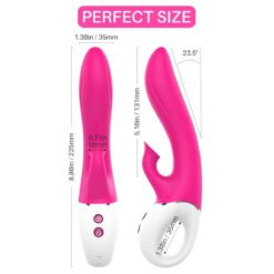 Wibrator ze stymulacją łechtaczki (ssanie), S-Hande, Dew, silikon, USB Wibrator ze stymulacją łechtaczki (ssanie), S-Hande, Dew, silikon, USB