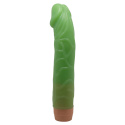 Dildo z wibracjami (realistyczny wibrator) Barbara 8,8 zielony, baterie, TPE Dildo z wibracjami (realistyczny wibrator) Barbara 8,8 zielony, baterie, TPE