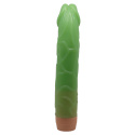 Dildo z wibracjami (realistyczny wibrator) Barbara 8,8 zielony, baterie, TPE Dildo z wibracjami (realistyczny wibrator) Barbara 8,8 zielony, baterie, TPE