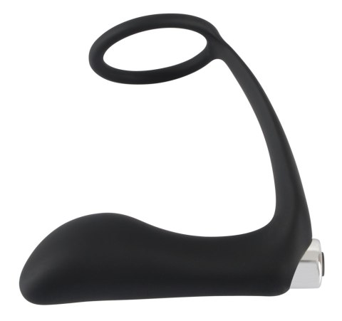 Pierścień połączony z wibrującym masażerem prostaty, Vibrating Ring&Plug, Black Velvet Pierścień połączony z wibrującym masażerem prostaty, Vibrating Ring&Plug, Black Velvet