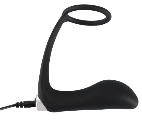 Pierścień połączony z wibrującym masażerem prostaty, Vibrating Ring&Plug, Black Velvet Pierścień połączony z wibrującym masażerem prostaty, Vibrating Ring&Plug, Black Velvet
