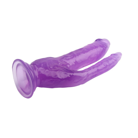 Podwójne dildo na przyssawce, High Rubber, PVC Podwójne dildo na przyssawce, High Rubber, PVC