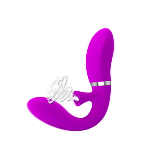 Stymulator łechtaczki i wibrator połączony w jednym urządzeniu - ssanie i drgania, silikon, USB, Magic Finger, Pretty Love Stymulator łechtaczki i wibrator połączony w jednym urządzeniu - ssanie i drgania, silikon, USB, Magic Finger, Pretty Love