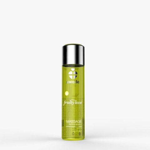 Swede Fruity Love Massage, nietłusty, jadalny olejek do masażu, 60 ml Swede Fruity Love Massage, nietłusty, jadalny olejek do masażu, 60 ml