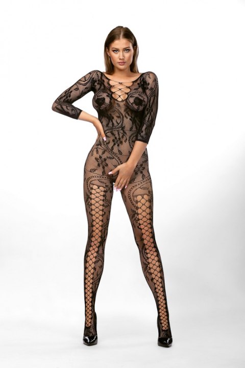 Bodystocking Mirabella, z długimy rękawami, czarne, Anais Bodystocking Mirabella, z długimy rękawami, czarne, Anais