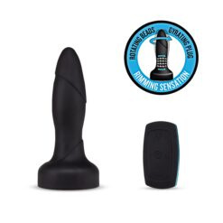 Korek analny (plug, wtyczka analna) na podstawce, masaż kulkami, ruch obrotowy, pilot bezprzewodowy, silikon, Blush Performance Korek analny (plug, wtyczka analna) na podstawce, masaż kulkami, ruch obrotowy, pilot bezprzewodowy, silikon, Blush Performance