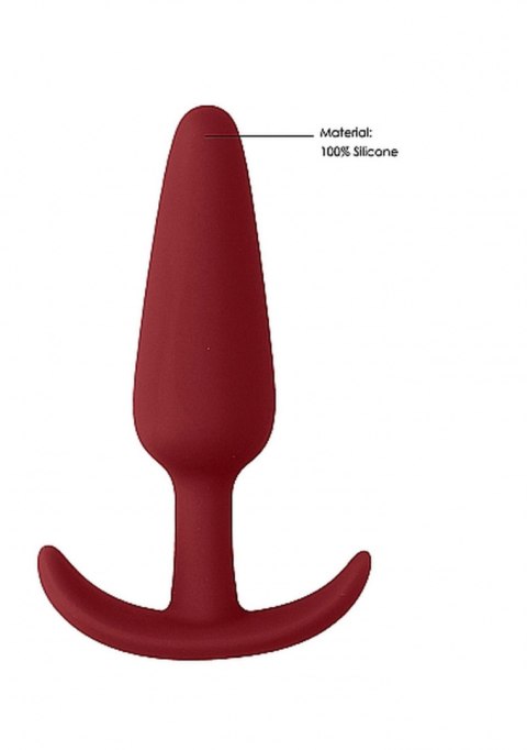Mały korek (plug) analny z anatomicznym zakończeniem, silikon, Shots Mały korek (plug) analny z anatomicznym zakończeniem, silikon, Shots