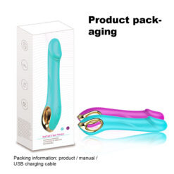 Wibrator semirealistyczny, G spot, silikon, USB Wibrator semirealistyczny, G spot, silikon, USB